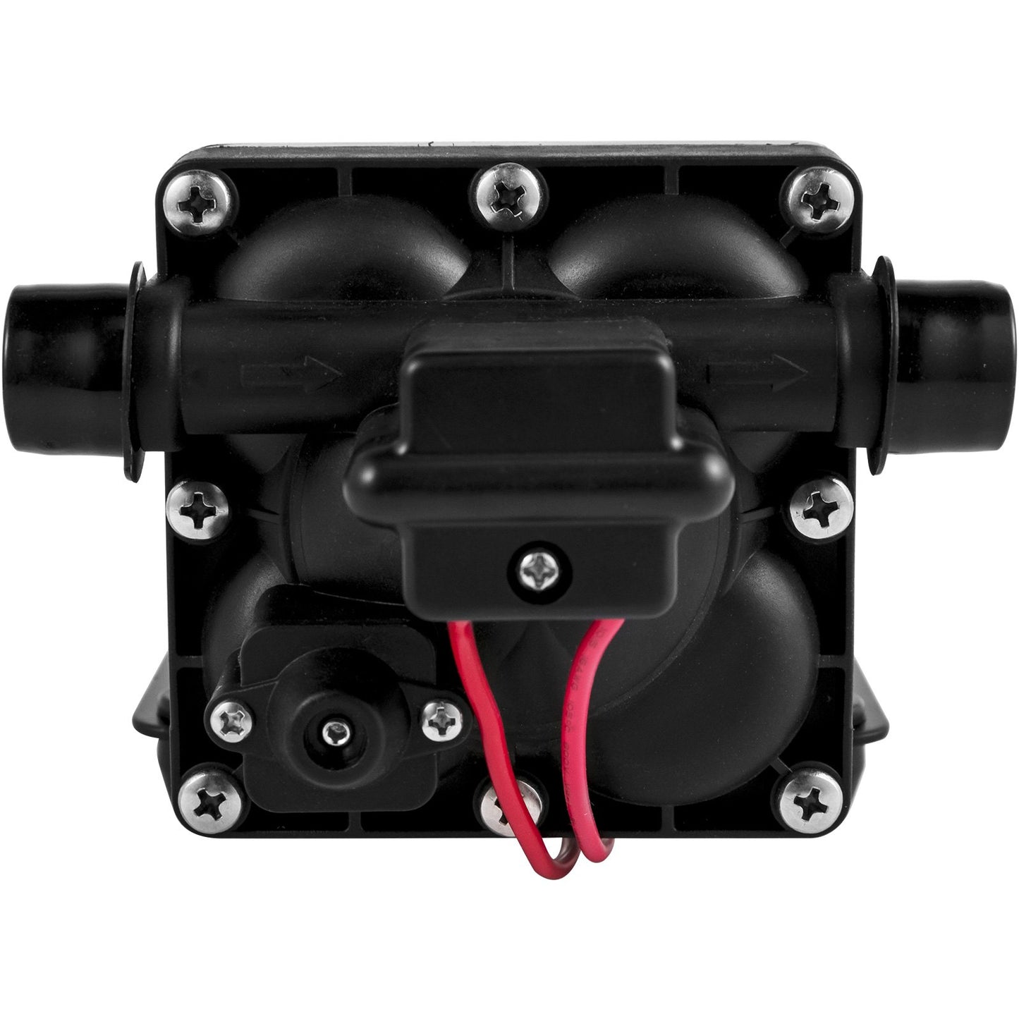 Färskvattenpump, 12 V självsugande sprutpump, 3 GPM RV vattenpump, med tryckbrytare 55 PSI självsugande vattenpump, löstagbar sil 12V membranpump för RV Camper Marine Boat Lawn