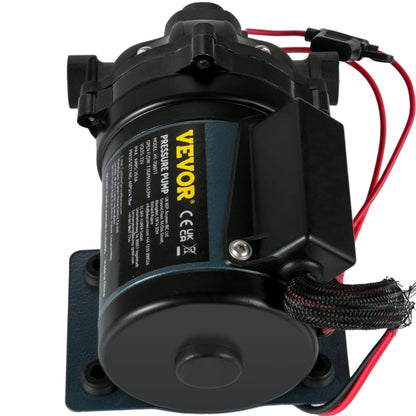Washdown Pump, 12V DC, 7 GPM 60 PSI, Max. 10 FT Self-Priming Water Pump for Lifting, with EPDM Valve, Universal Saltwater Strainer &amp; Female/Male Thread, for RV, Marine Deck, Yacht
