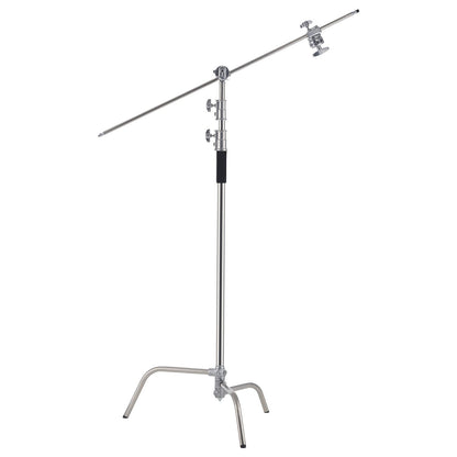 C-Stativ mit Auslegerarm Max. Höhe 10,83 Fuß/330 cm Fotolichtstativ