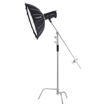 C-Stativ mit Auslegerarm Max. Höhe 10,83 Fuß/330 cm Fotolichtstativ