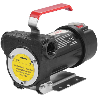 Kraftstoffförderpumpe, 12 V, 10 GPM, 1/4 PS, Dieselpumpe mit automatischer Kraftstoffdüse