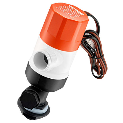 Livewell-pump för båt 12V 800 GPH Livewell-luftningspump Rak 2 inlopp