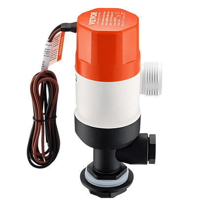Livewell-pump för båt 12V 800 GPH Livewell-luftningspump Rak 2 inlopp