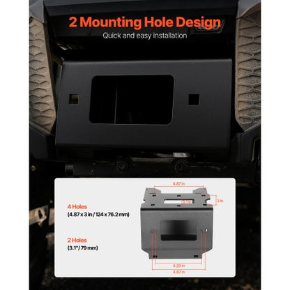 Towbar Winch Mount for Polaris Sportsman Models (2009 and Later) | EU