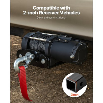 Winch mount 1633 kg Towbar Winch mount with 50.8 mm mount