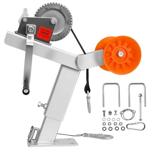 Boat trailer winch stand with reel 544 kg winch Boat winch mount