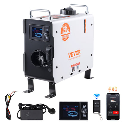 Diesel-Luftheizung, 12 V/24 V, 2 kW, Bluetooth-App-Fernbedienung für den Außenbereich