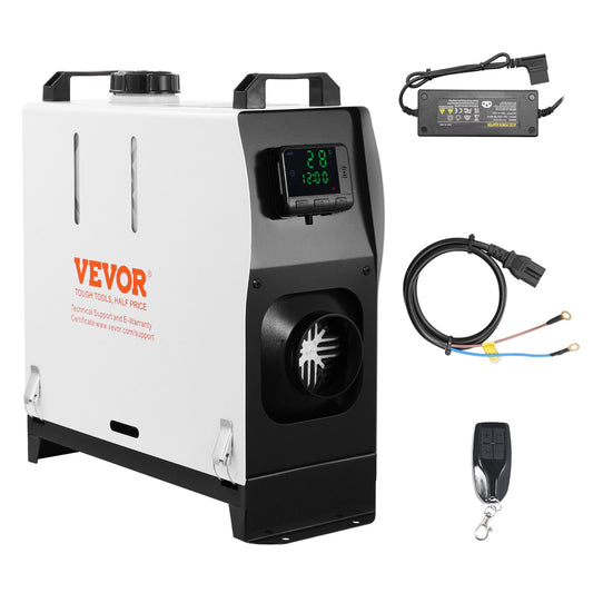 5-8KW Dieselheizung, Diesel-Luftheizung All-in-One mit Fernbedienung und LCD-Display, schnelles Aufheizen mit geringer Geräuschentwicklung, tragbare Dieselheizung für LKW, Auto, Wohnmobil und Innenbereich
