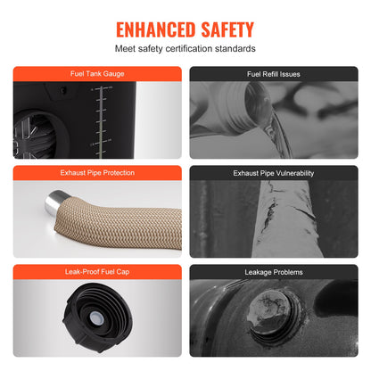 Diesel Air Heater 12V/24V 8KW Bluetooth APP Remote Control for Vehicles