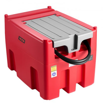 Bärbar Dieselbränsletank 116 Gallon Bensintank 12V Transferpump 10GPM