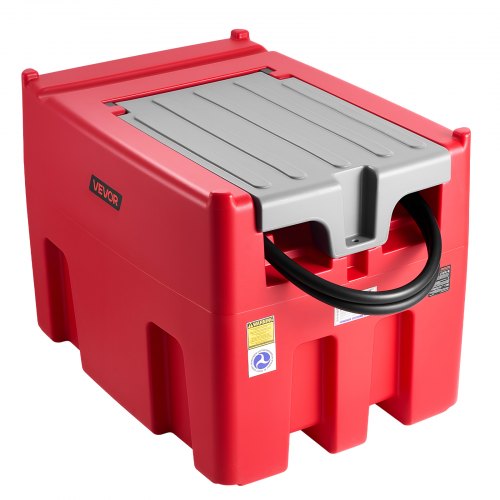 Bärbar Dieselbränsletank 116 Gallon Bensintank 12V Transferpump 10GPM