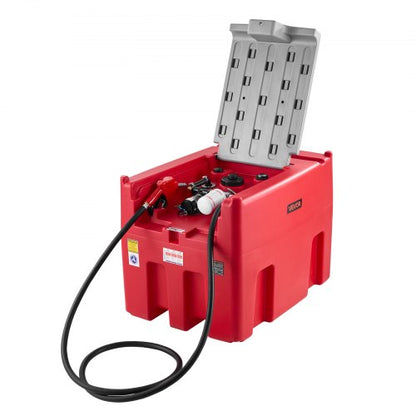 Bärbar Dieselbränsletank 116 Gallon Bensintank 12V Transferpump 10GPM