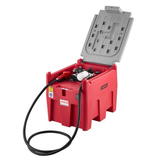 Bärbar Dieselbränsletank 58 Gallon Bensintank 12V Transferpump 10GPM