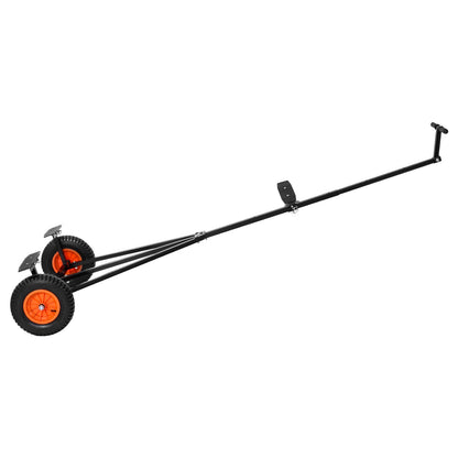 420lbs Boat Trailer Dolly Mover Adjustable Length with 15.7 Inch Pneumatic Tires