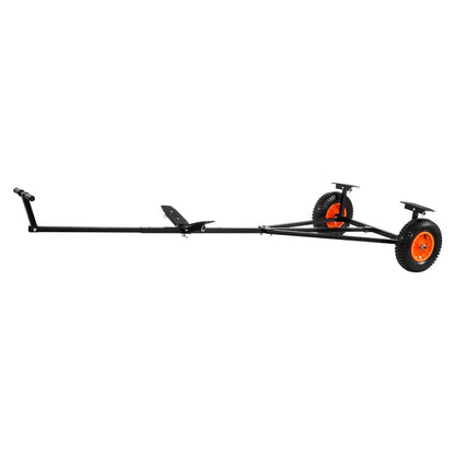 420lbs Boat Trailer Dolly Mover Adjustable Length with 15.7 Inch Pneumatic Tires