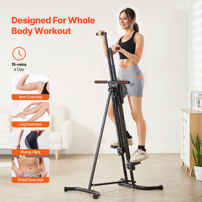 Stair Stepper Vertical Home Gym Cardio Climber Folding Workout Exercise