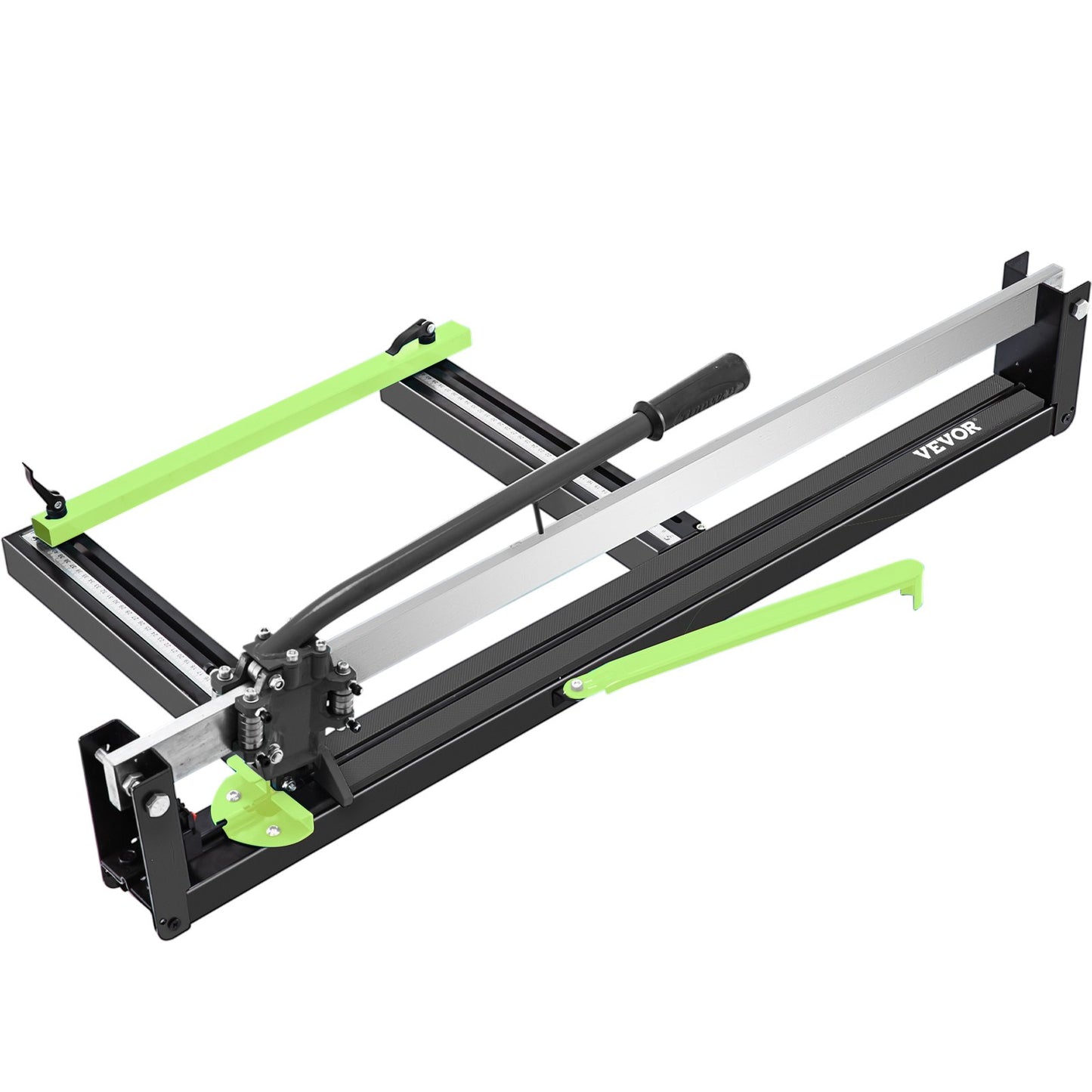 31 inch blue manual tile cutter with precise laser positioning and anti-slip rubber surface Single rail and bracket Suitable for porcelain and ceramic floor tiles