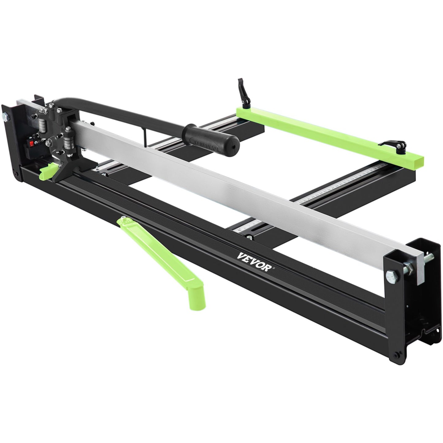 31 inch blue manual tile cutter with precise laser positioning and anti-slip rubber surface Single rail and bracket Suitable for porcelain and ceramic floor tiles