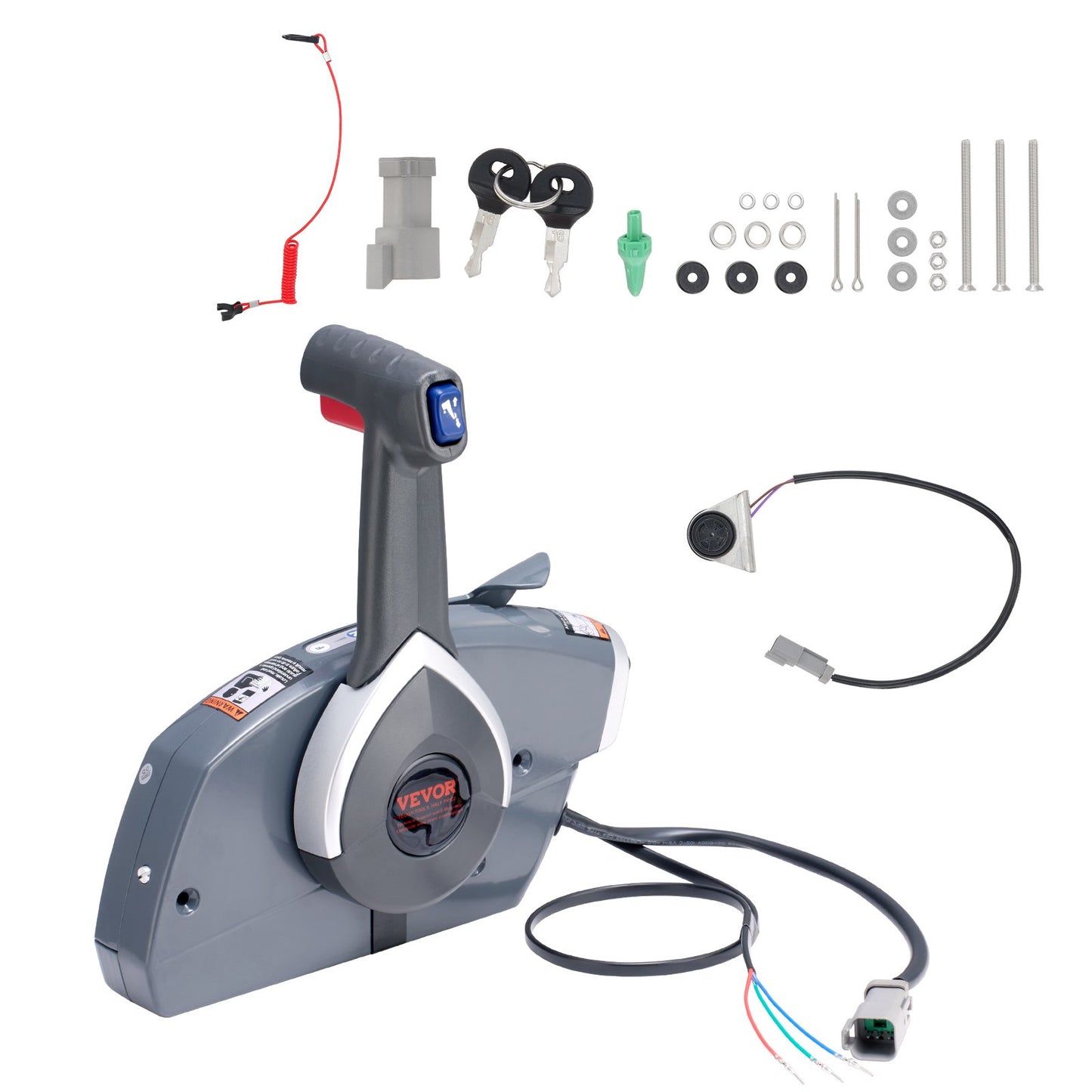 Outboard Throttle Remote Control Box Side Mount for Evinrude Johnson
