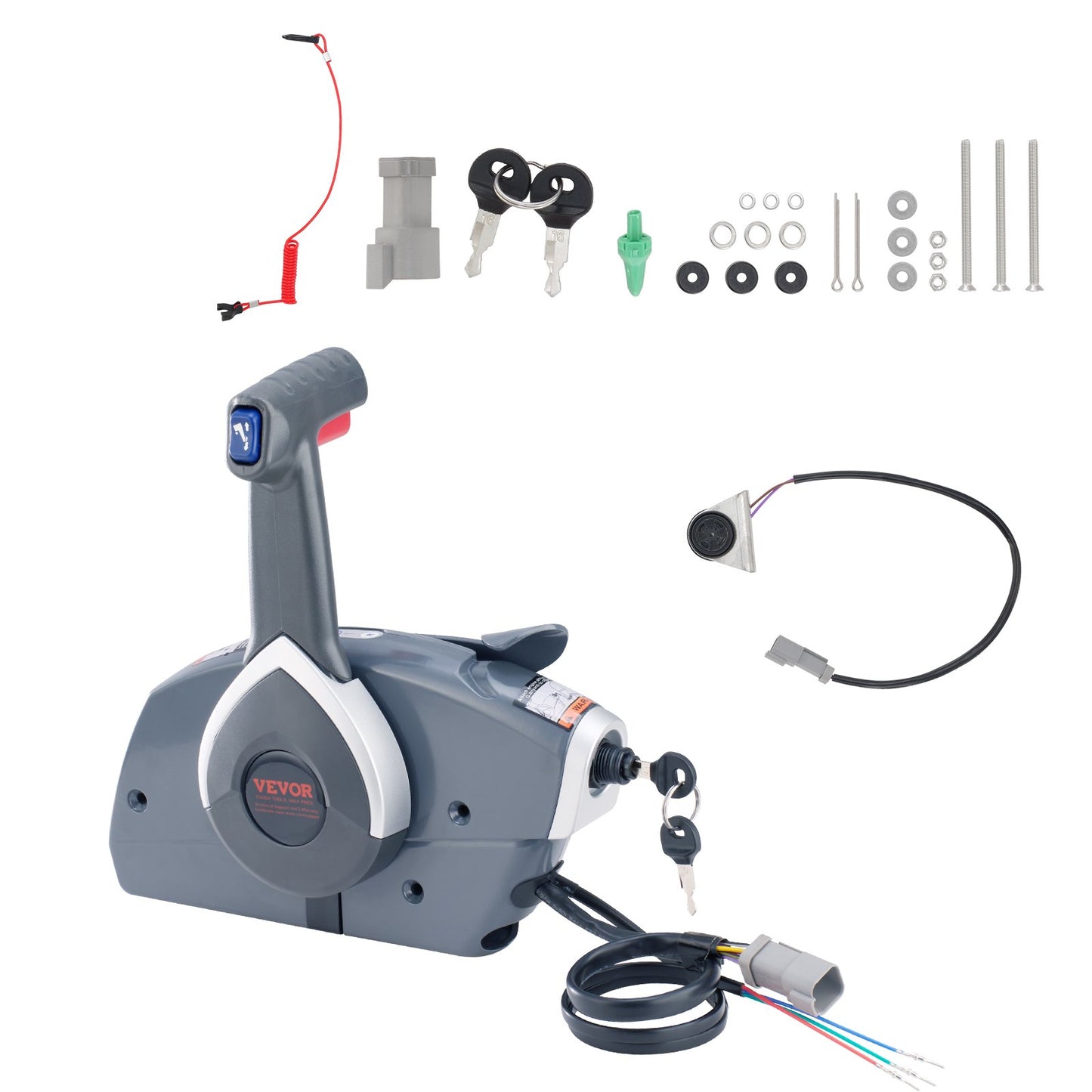 Outboard Throttle Remote Control Box Side Mount for Evinrude Johnson