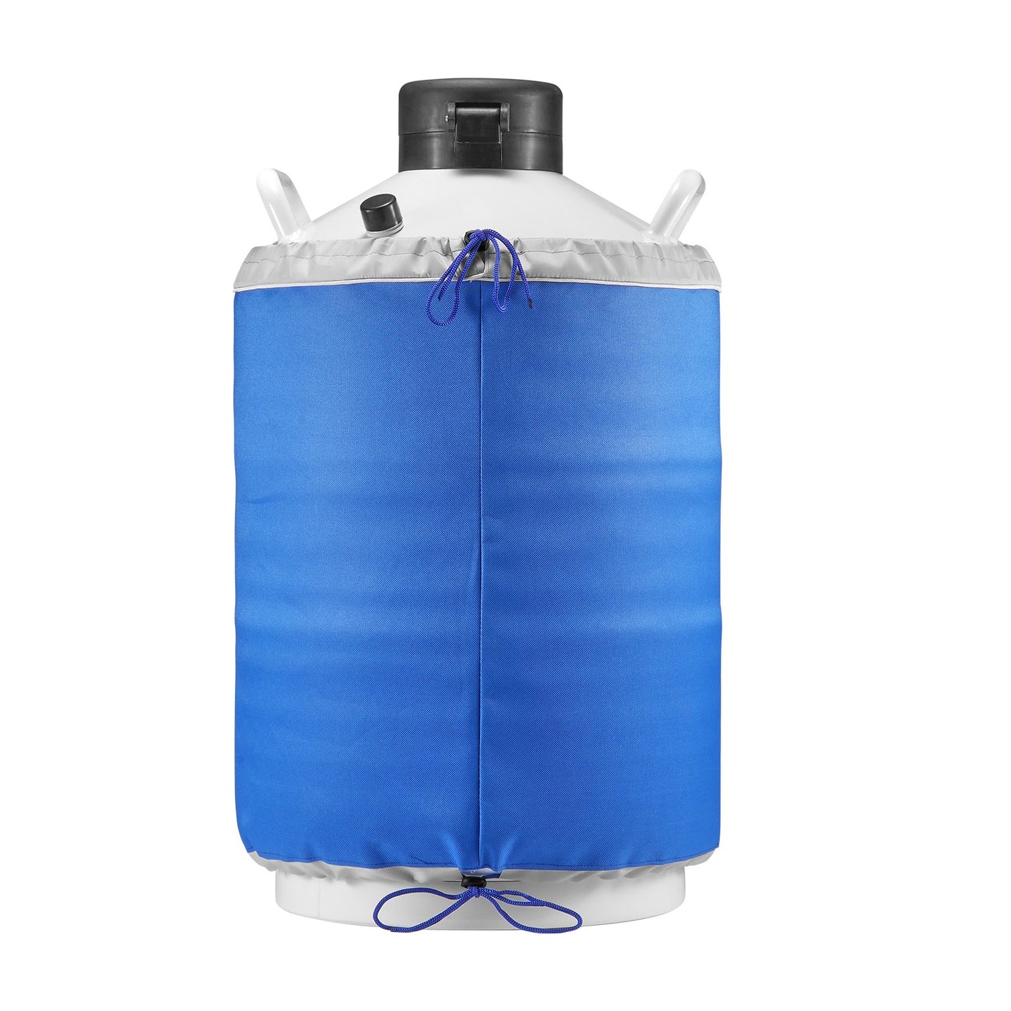 Flytande kvävetank 20 L aluminiumlegering LN2 behållare Dewar 6 kapslar