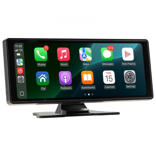 Bilstereo Radio CarPlay Pekskärm 10 tum Apple Android Auto Bluetooth