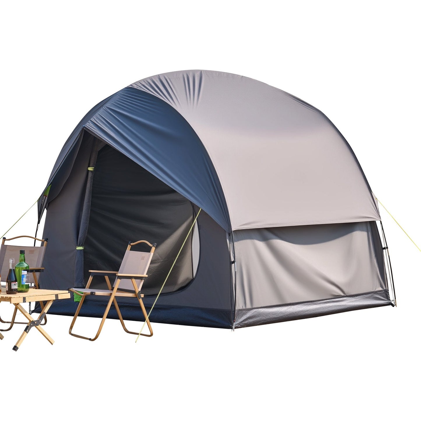 SUV Campingtält Utomhus SUV-tält med 2 dörrar Vattentätt för 5-8 personer