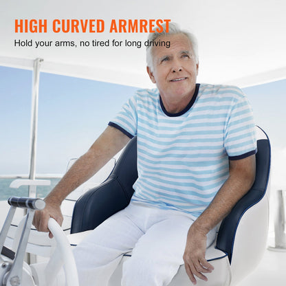 Boat Seat Captain Bucket Seat Fishing Pontoon Boat Seat Stop Chair 1 pc