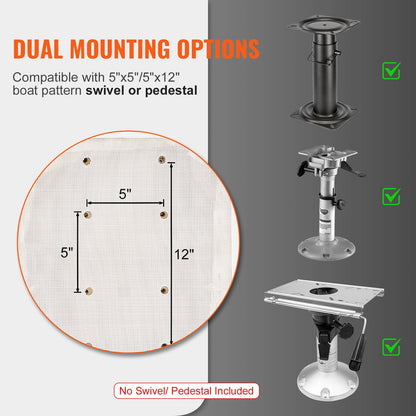 Boat Seat Captain Bucket Seat Fishing Pontoon Boat Seat Stop Chair 1 pc