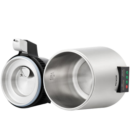 4L Wasserdestilliergerät 1L/H Destilliertes Wasser Maker Timing &amp; Temp Display Silber