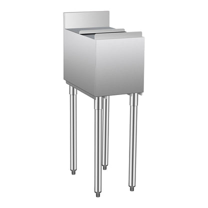 Commercial Ice Bin 28 L Underbar Ice Bin med Skjutlock Flaskhållare