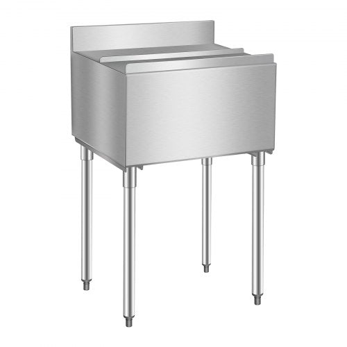 Commercial Ice Bin 61 L Underbar Ice Bin med Skjutlock Flaskhållare |  EU