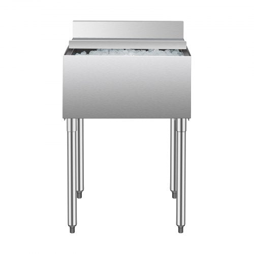 Commercial Ice Bin 61 L Underbar Ice Bin med Skjutlock Flaskhållare |  EU