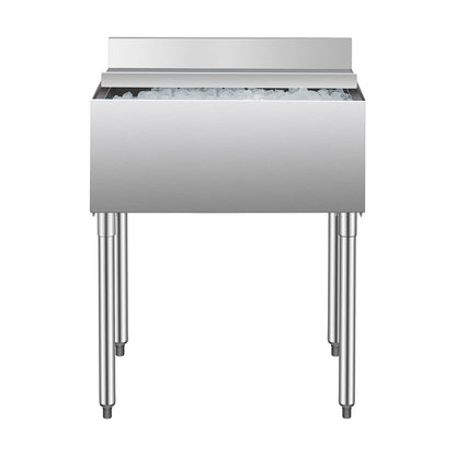 Commercial Ice Bin 78,4 L Underbar Ice Bin med skjutlock för kök