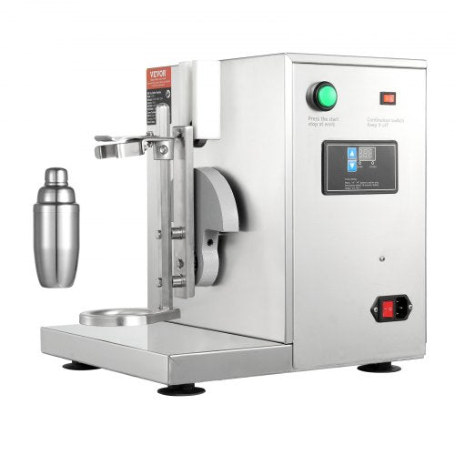 Milkshake Maker Machine 120W Elektrisk Milk Tea Shaker Rostfritt stål Kommersiell |  EU