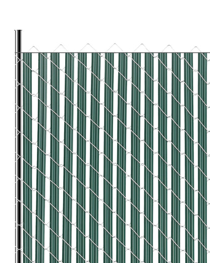 Chain Link Fence Privacy Slats Single Wall for 4' High Fence Bottom Lock