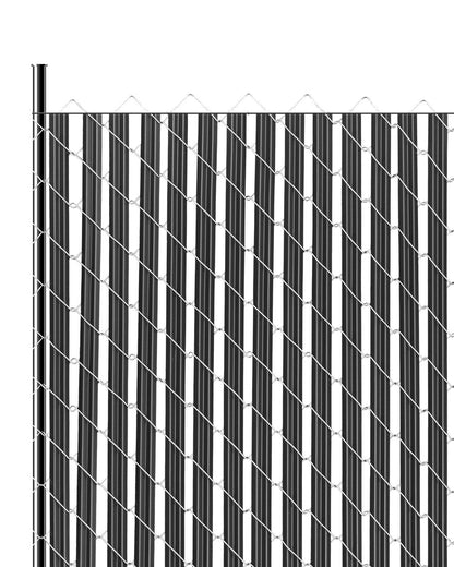 Chain Link Fence Privacy Slats Single Wall for 6' High Fence Bottom Lock