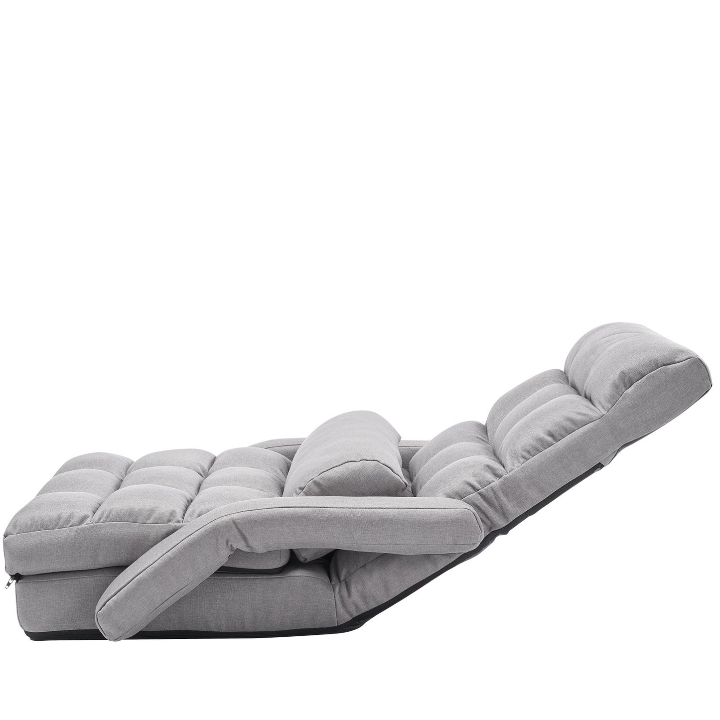 Floor Chair with 5 Adjustable Positions and Armrests Floor Gaming Chair