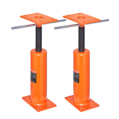 2PCS Adjustable Floor Jack Post House Floor Leveling Lift 12"-16" Height
