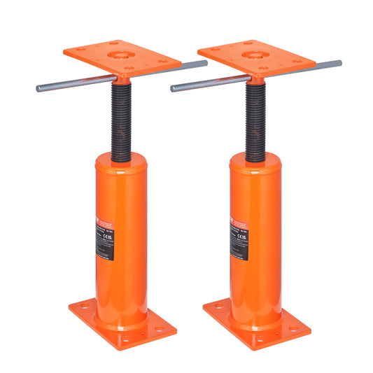 2PCS Adjustable Floor Jack Post House Floor Leveling Lift 12"-16" Height