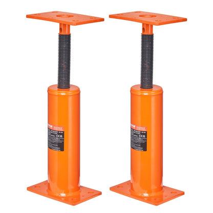 2PCS Adjustable Floor Jack Post House Floor Leveling Lift 12"-16" Height