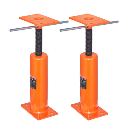 2PCS Adjustable Floor Jack Post House Floor Leveling Lift 12"-16" Height