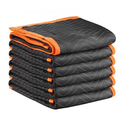 Flyttfiltar 6 st, 1829 x 1016 mm (14,5 kg/dz) Stora packfiltar med bomullsfyllning, kraftig non-woven vadderad flyttfilt för frakt, inslagning, skydd av möbler |  EU