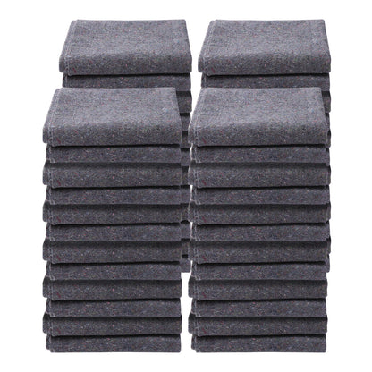 Umzugsdecken, 183,9 x 137,2 cm, Gewicht 9,5 kg/dz, 24 Packungen, professionelle Decke aus recycelter Baumwolle, große, strapazierfähige Umzugspolster, perfekt zum Schutz von Möbeln, Böden und Geräten