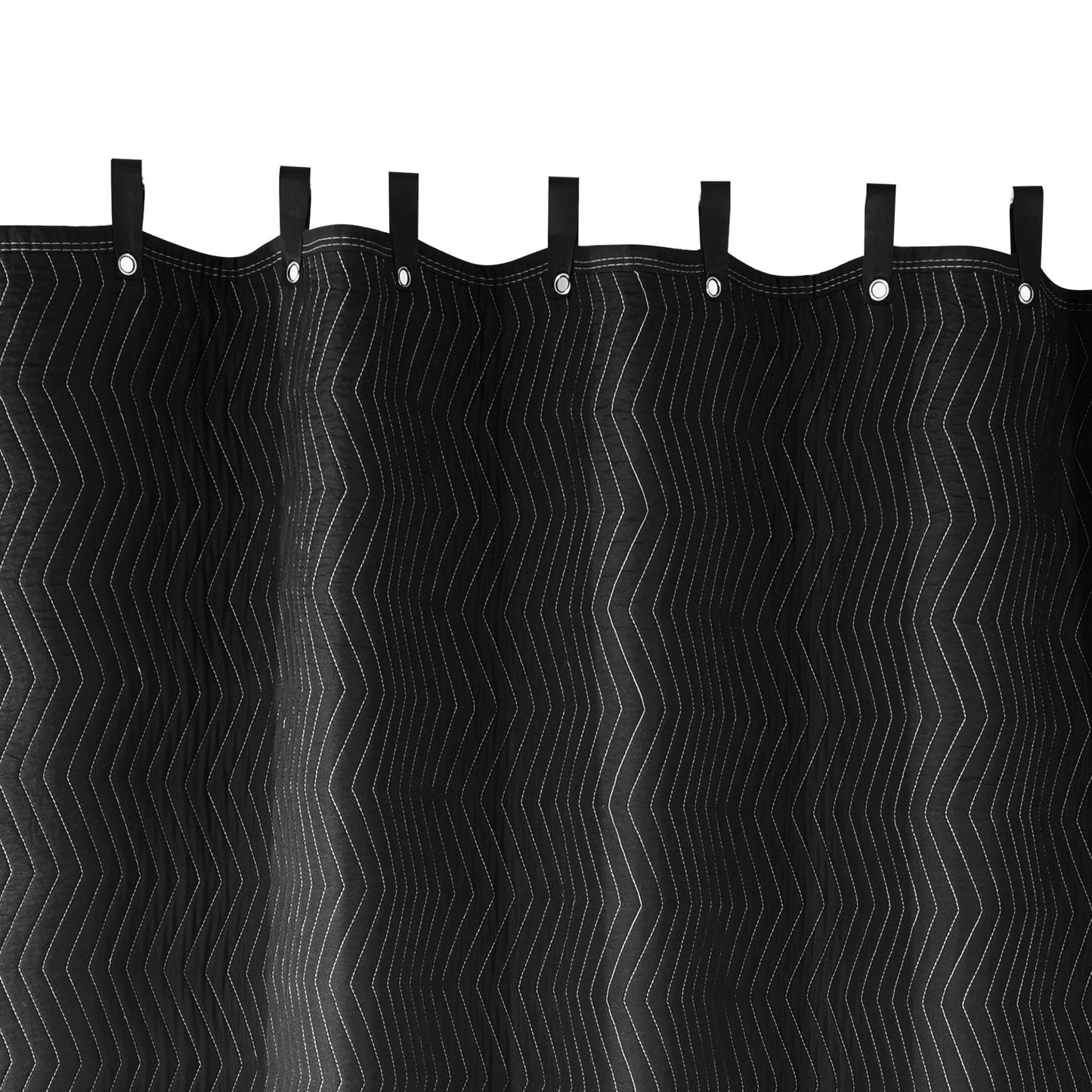 Soundproofing Blanket, 96" x 80", Extra Large Studio Soundproof Blanket with Grommets, Light Blocker for Doors Acoustic Noise Blocking Blanket Studio Sound Absorbing Sheet, Black