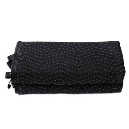 Soundproofing Blanket, 96" x 80", Extra Large Studio Soundproof Blanket with Grommets, Light Blocker for Doors Acoustic Noise Blocking Blanket Studio Sound Absorbing Sheet, Black