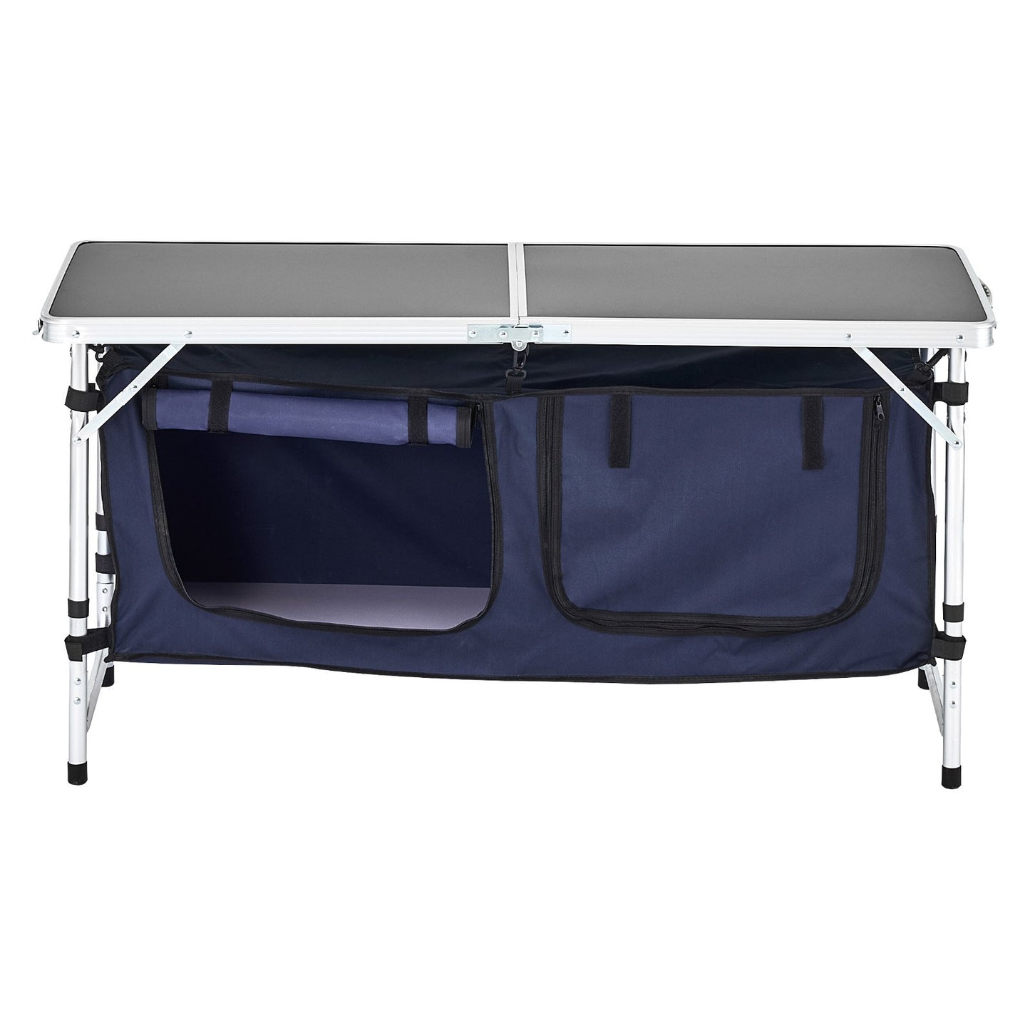 Camping Köksbord Fällbart Bärbar Cook Station 3 Justerbara höjder