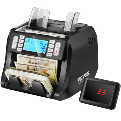 Money Counter Machine Bill Counter med UV MG IR DD Förfalskningsdetektering