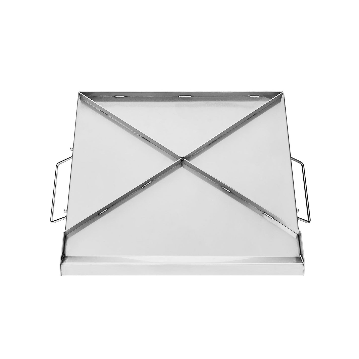 18x16 in Flat Stainless Steel Barbecue Grill Universal BBQ Grill Pan Kitchenware