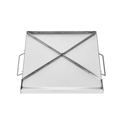 18x16 in Flat Stainless Steel Barbecue Grill Universal BBQ Grill Pan Kitchenware